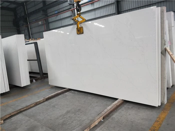 calacatta enzo quartz slab