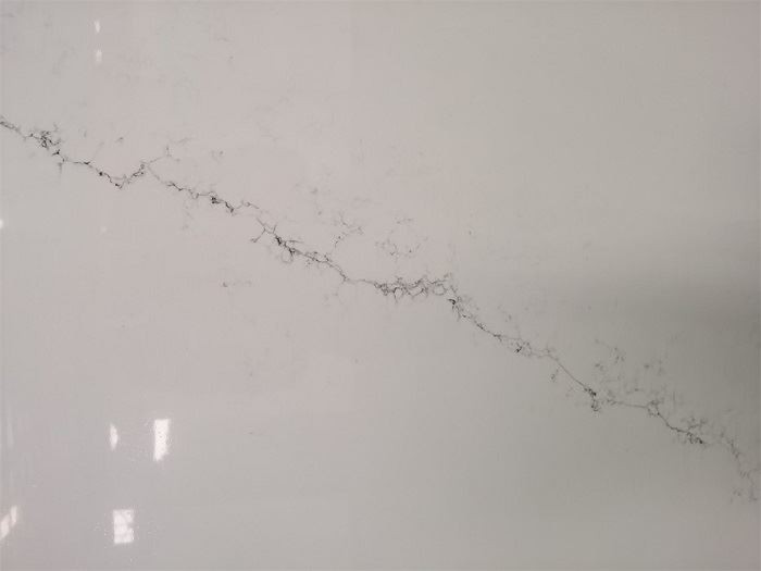 white quartz solid surface for bathroom