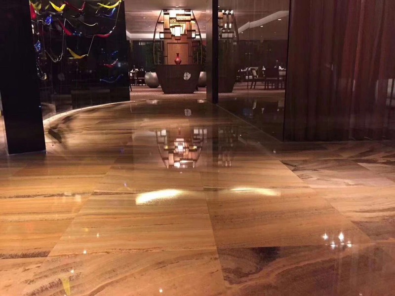 Royal Wooden marble slab for floor
