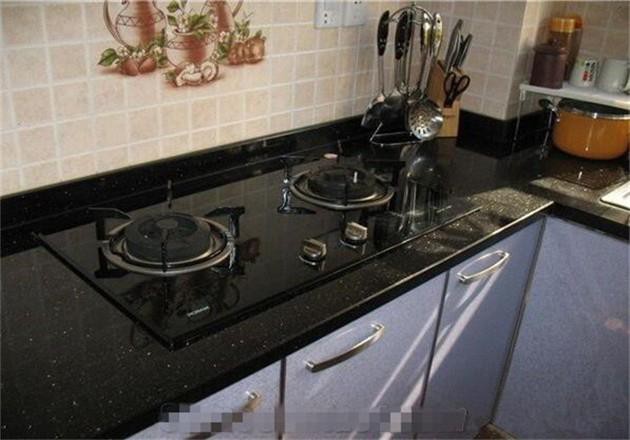 black galaxy granite kitchen countertops