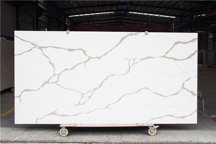calacatta gold quartz countertops slab