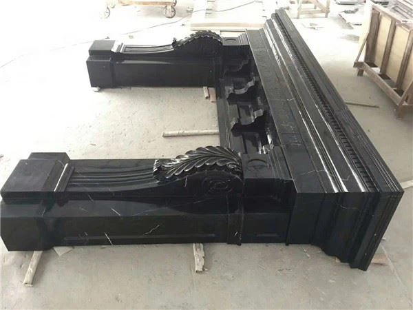 nero marquina marble fireplace SF-F-019  from china