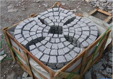 Hellgrauer Granit G603 zum Pflastern