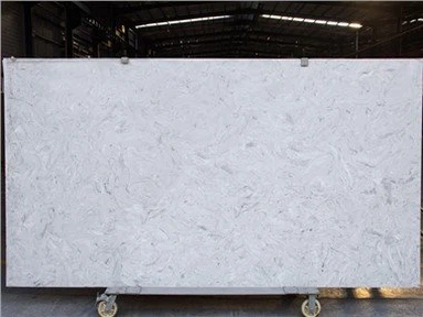 Weiße Fusion-Quarz-Arbeitsplatte