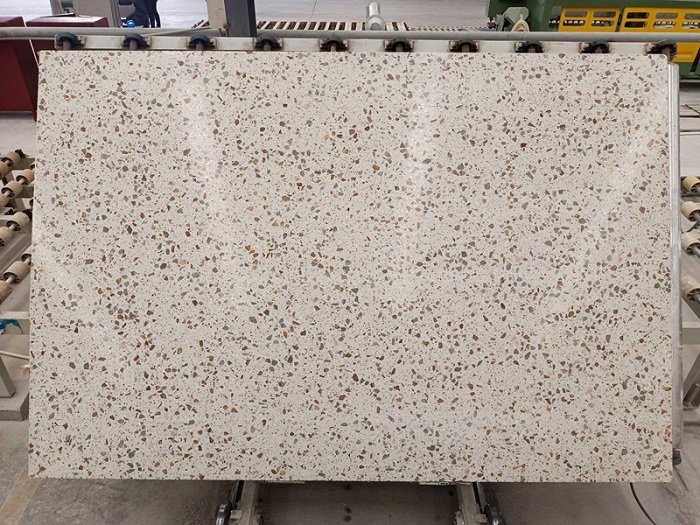 Beige Terrazzoplatten