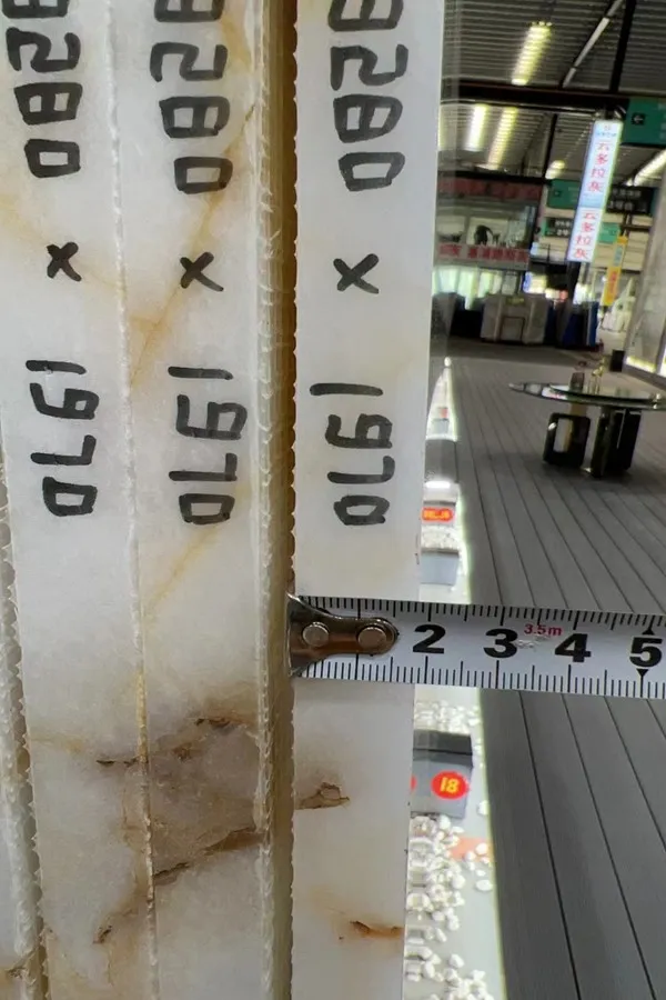 cristallo rosa quartzite slab