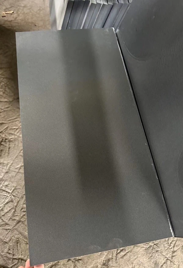 Mongolian Black Basalt Honed Tile