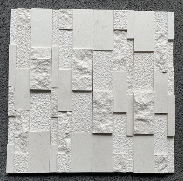 Off White Limestone Stacked Stone