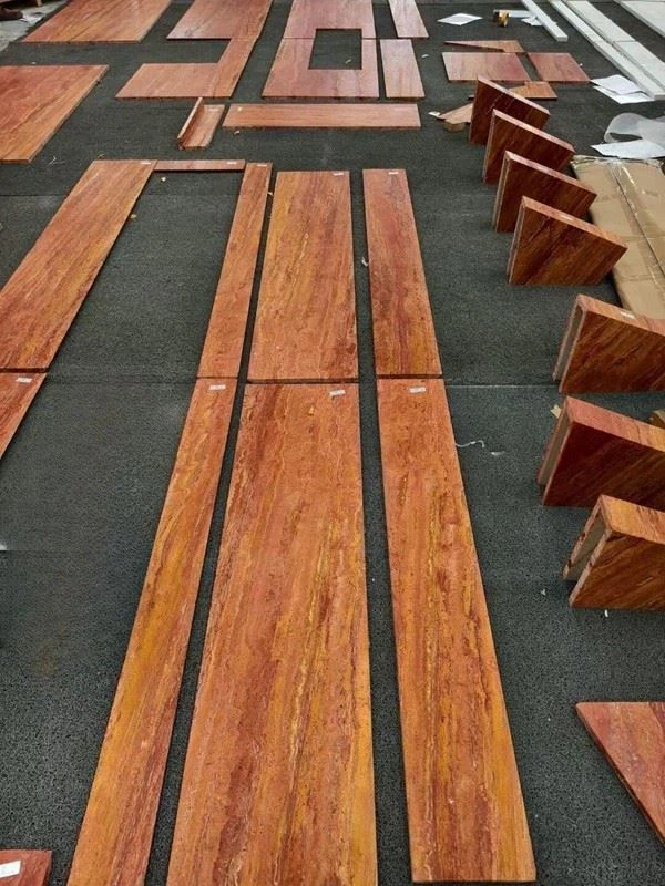 Red Travertine Tiles