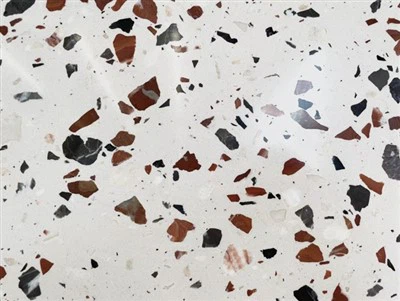 Buntes Terrazzo