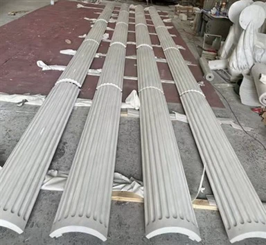 Abdeckung für römische Marmorsäule