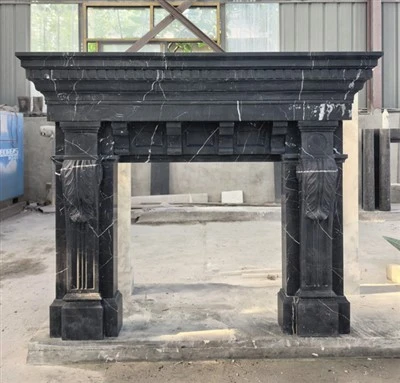 Nero Marquina Kaminverkleidung
