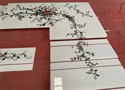 White Marmor Inlay