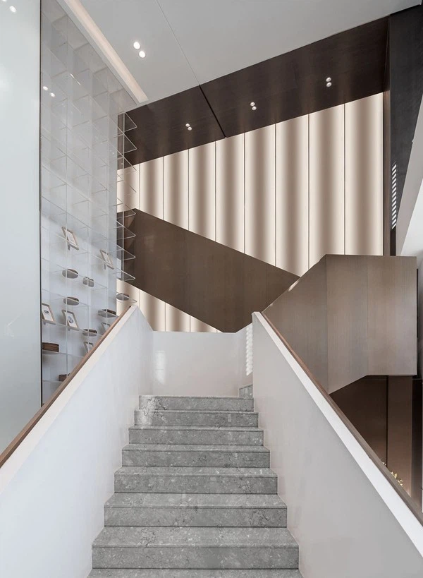 Victoria Grey Artificial Marble stairs