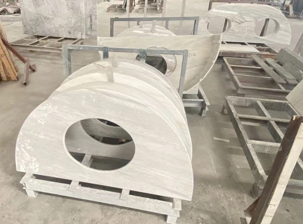 Palissandro White Marble Bathroom Vanity top