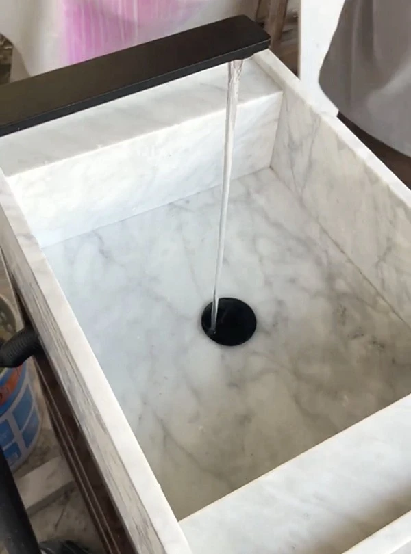 Carrara Marble Vanity Units