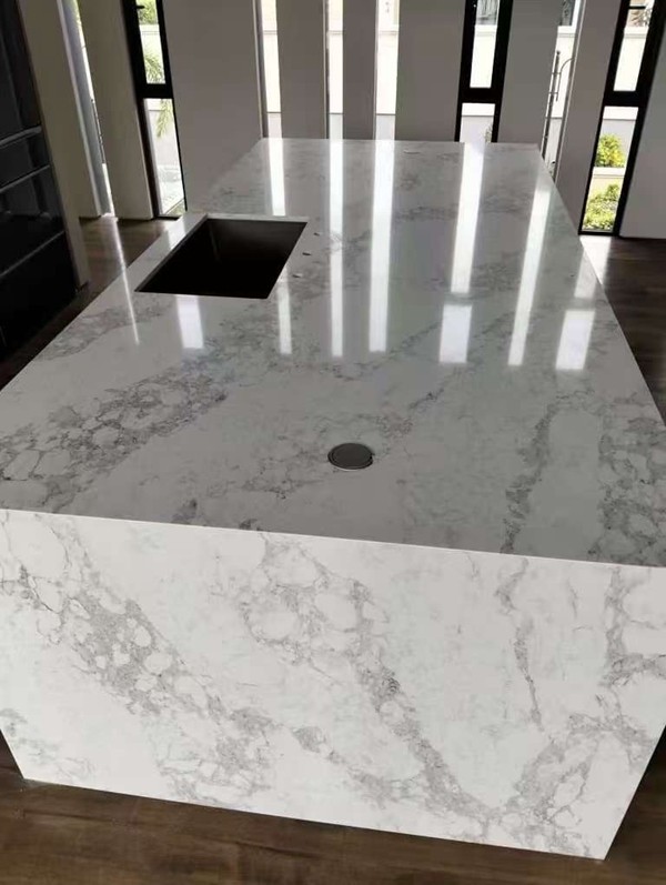 Bulgari Grey Quartz Countertop